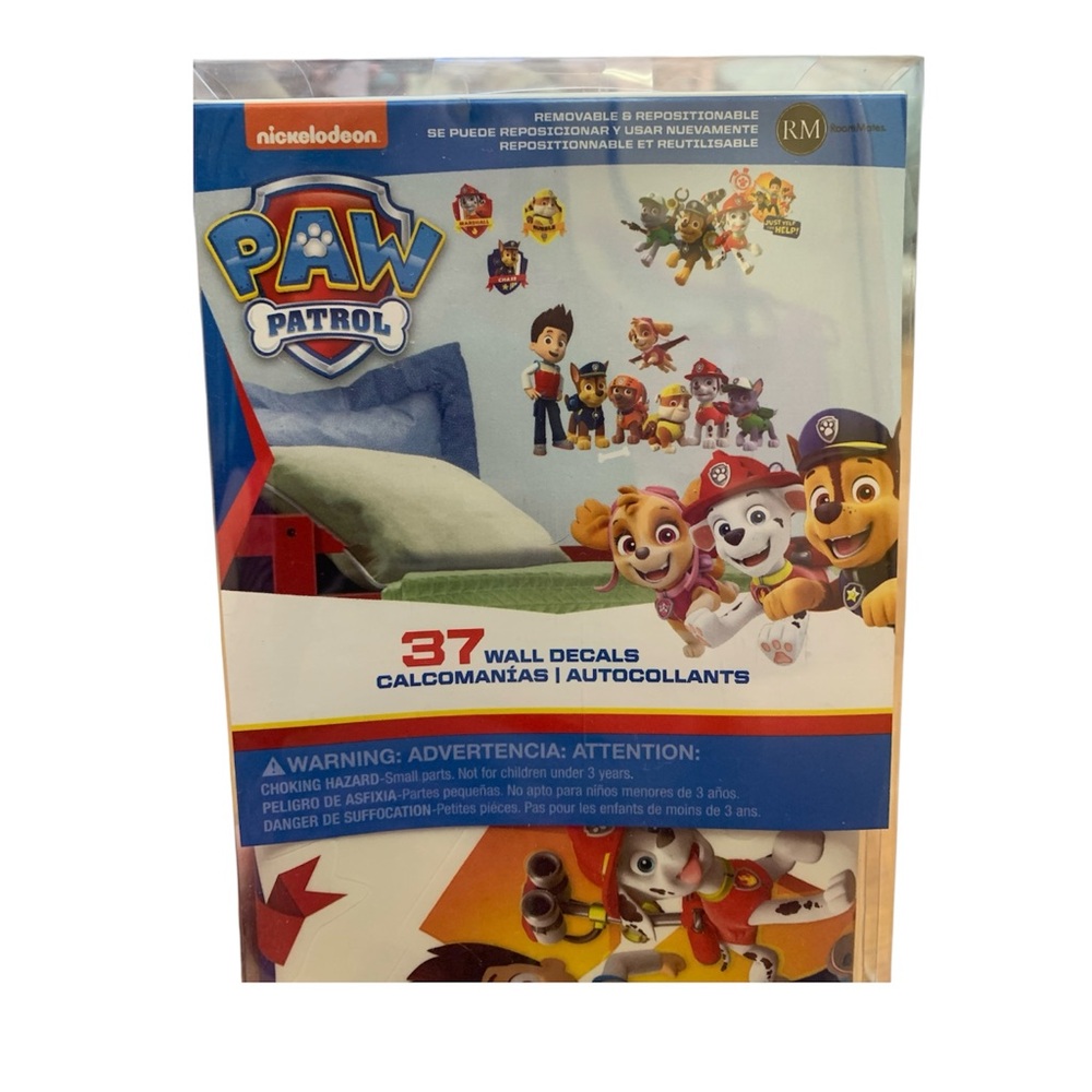 Nickelodeon Paw Patrol Wall Decals - Red, Blue, Yellow